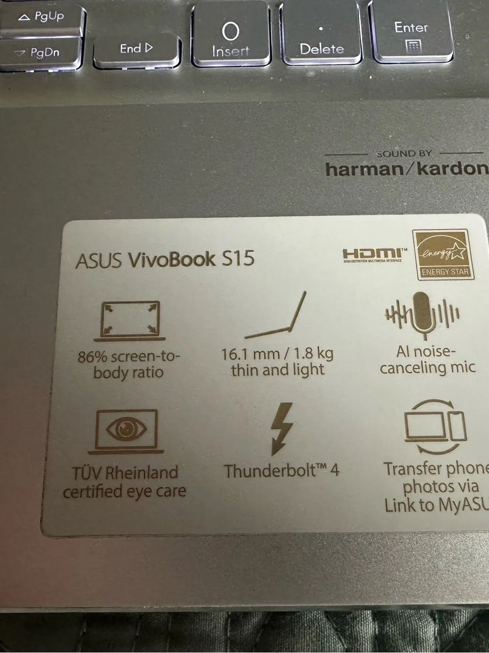 ASUS VivoBook s15 Laptop - red